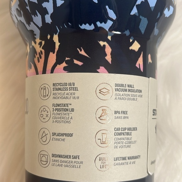 Stanley Awh Hazy Horizon 40 oz Stainless Steel H2.0 FlowState Quencher Tumbler - Picture 7 of 10